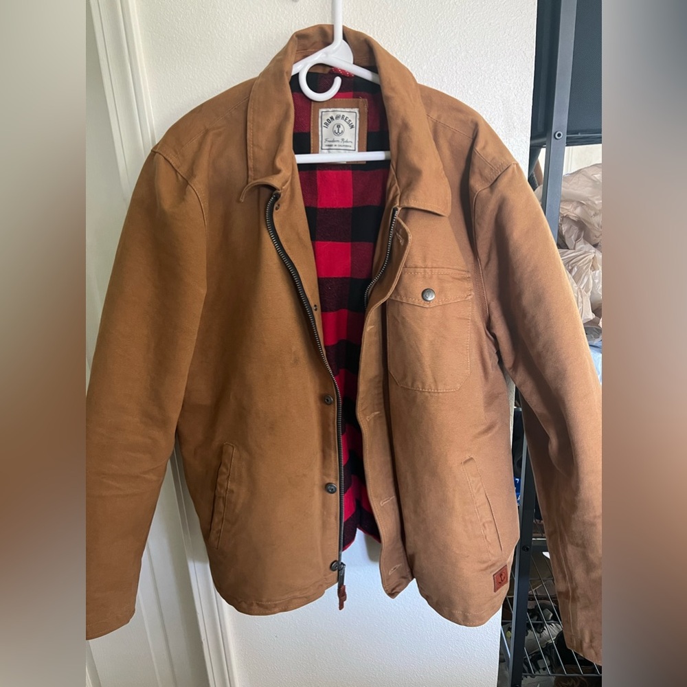 Iron and resin terrain jacket